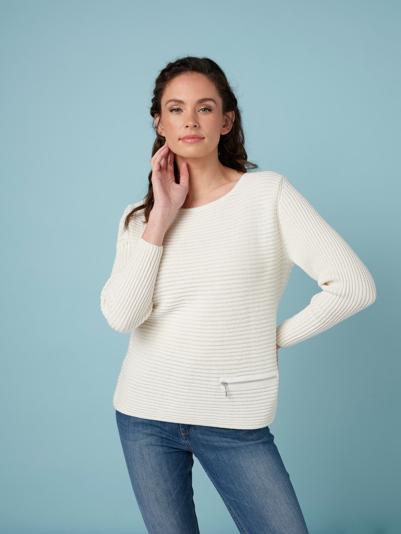 Irene Jumper, Eucalyptus Green