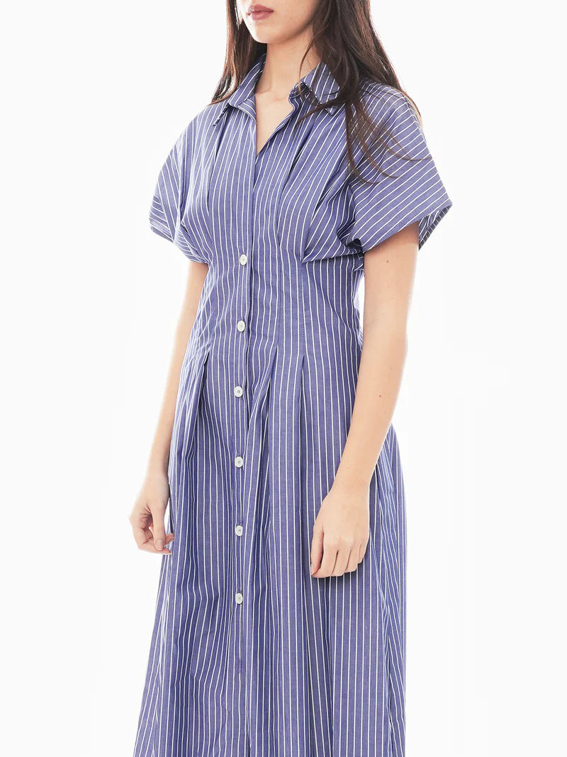 Abito Shirt Style, Blu