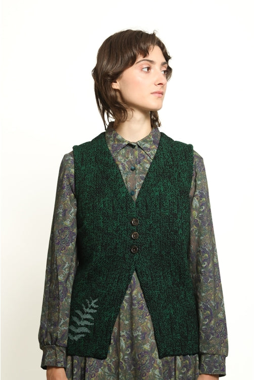 Gilet Traces, Verde