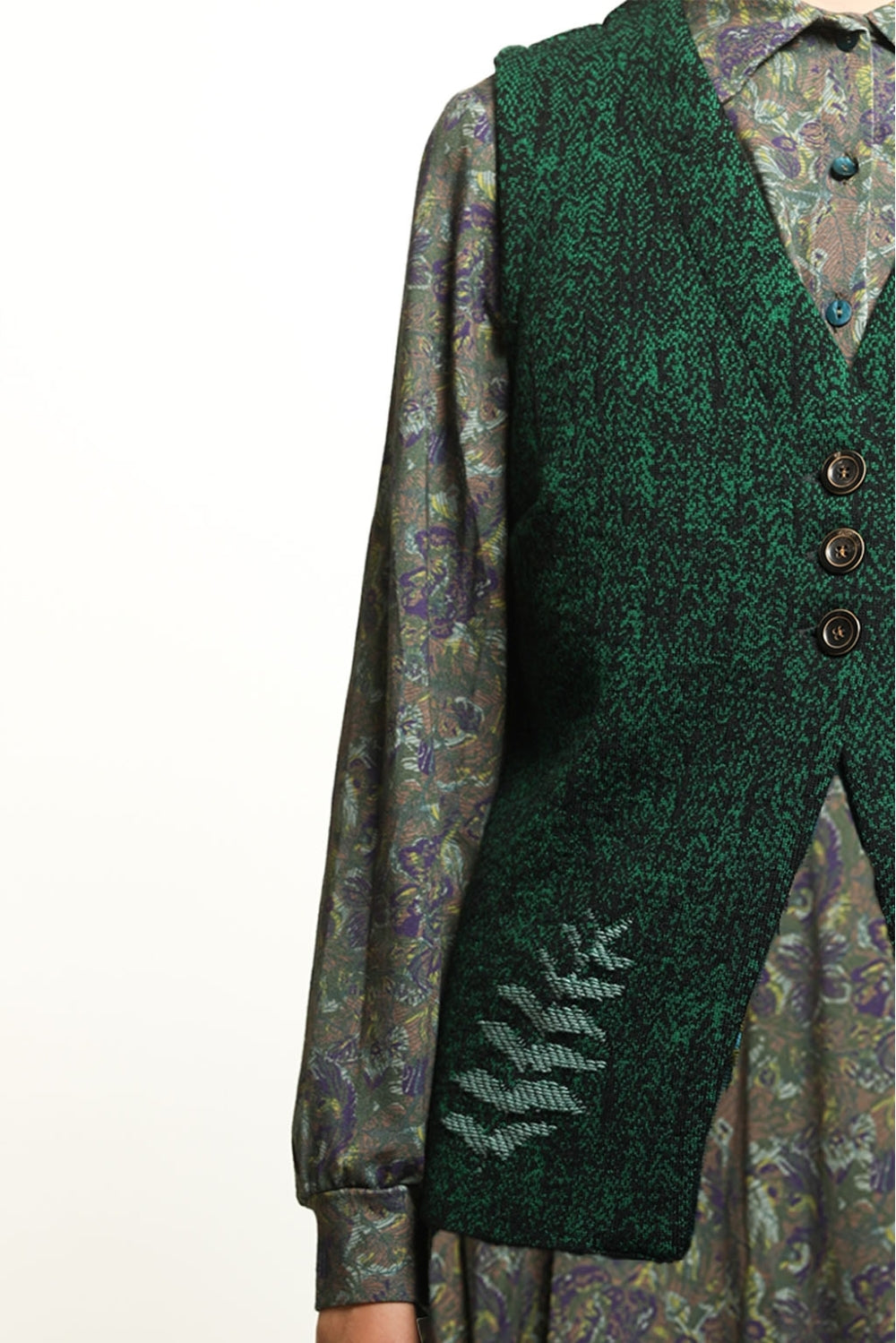 Gilet Traces, Verde